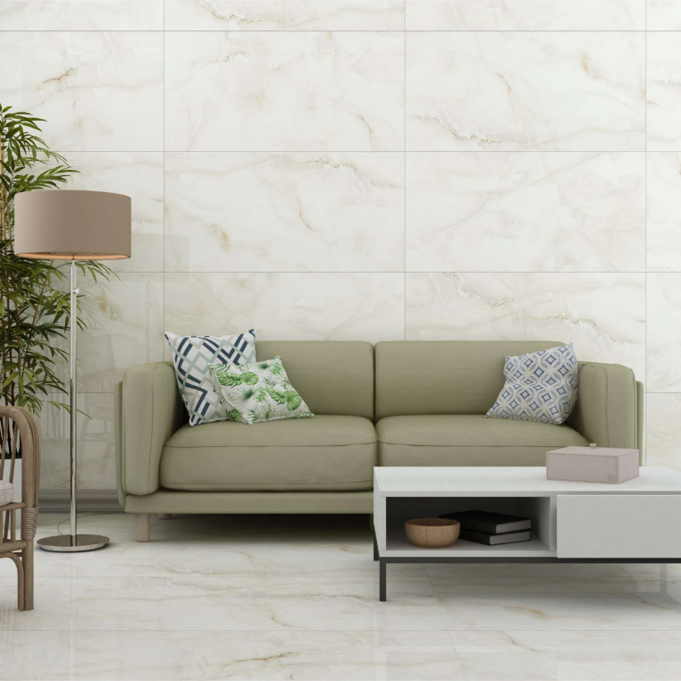 White Onyx Empress Porcelain Tiles