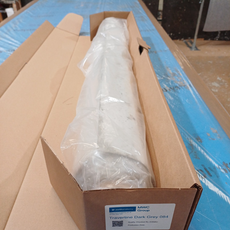 Travertine White Veneer  On A Roll