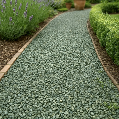 Welsh Green Granite gravel 20 MM thumbnail 2