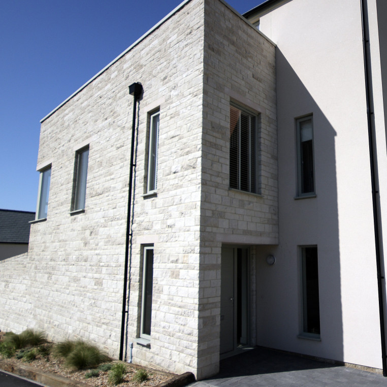 Heritage Portland  Coursed Limestone Walling