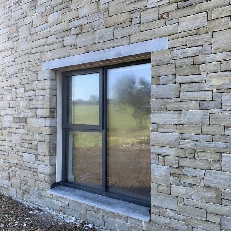 Carlow Grey 30mm thick sandstone wall cladding