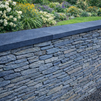 Black Lakeland slate coping 300mm wide x random Lengths  - 30mm Thick