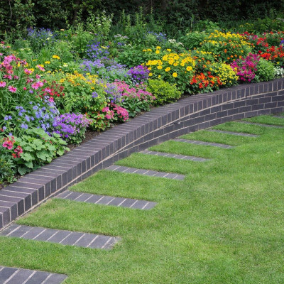 Staffordshire Blue Ketley Bricks - 215 x 103 x 65mm thumbnail 1